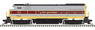 Atlas U23B Erie Lackawanna 2301 N Scale Model Train Diesel Locomotive #40002997