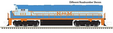 Atlas C-628 DCC N de M #605 N Scale Model Train Diesel Locomotive #40003576