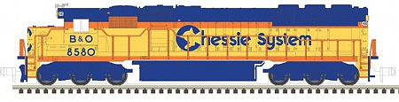 Atlas SD50 DCC Chessie System Baltimore & Ohio #8580 N Scale Model Train Diesel Locomotive #40003963