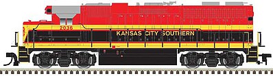 Atlas GP38 Standard DC Kansas City Southern #2036 N Scale Model Train Diesel Locomotive #40004116