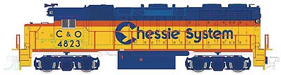 Atlas GP-38 DC Chessie System/Chesapeake & Ohio 4827 N Scale Model Train Diesel Locomotive #40004125