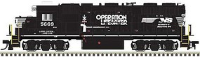 Atlas N Gp-38 Ns 5669 W/sd Atlas N Gp-38 Ns 5669 W/sd