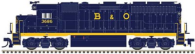 Atlas EMD GP40 DC Baltimore & Ohio 3760 N Scale Model Train Diesel Locomotive #40004153