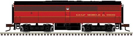 Atlas Alco FB1 - LokSound and DCC - Master(TM) Gold Gulf, Mobile & Ohio B3 (maroon, red, black) - N-Scale