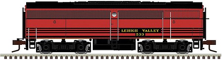 Atlas Alco FB1 - LokSound and DCC - Master(TM) Gold Lehigh Valley 751 (Cornell Red, black) - N-Scale