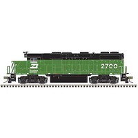 Atlas GP39-2 DC Phase II Burlington Northern 2705 N Scale Model Train Diesel Locomotive #40004784