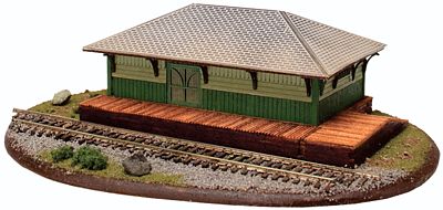 Atlas Freight Station Kit N Scale Model Railroad Building #4001015