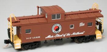 Atlas Standard Cupola Caboose Northern Pacific #1108 N Scale Model Train Freight Car #43042