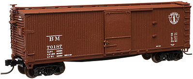 Atlas USRA Double-Sheathed Boxcar Undecorated w/7-8 End N Scale Model Train Freight Car #45701