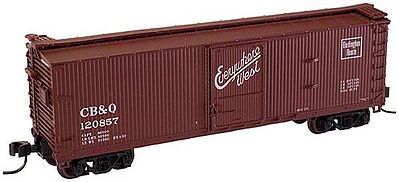 Atlas USRA Double-Sheathed Box Car Burlington Northern #120801 N Scale Model Train Freight Car #4571