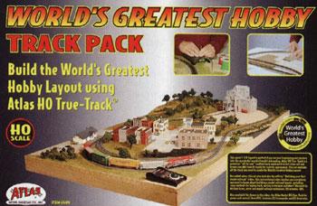 Atlas Worlds Greatest Hobby Track Pack w/Video HO Scale Nickel Silver Model Train Track #489