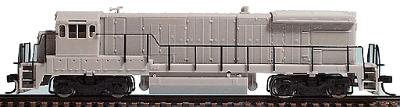 Atlas GE B23-7 w/Low Nose - Powered - Undecorated N Scale Model Train Diesel Locomotive #49705