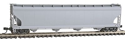 Atlas ACF 5800 Centerflow Plastics Hopper - Undecorated N Scale Model Train Freight Car #50000101