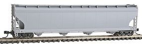 ACF 5800 Centerflow Plastics Hopper - Undecorated N Scale Model Train Freight Car #50000101