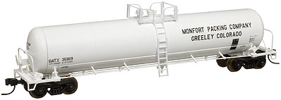 Atlas GATX 20700 Tank Monfort Packing 35817 N Scale Model Train Freight Car #50000792
