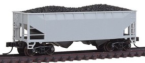 2-Bay Offset Hopper Undecorated N Scale Model Train Freight Car #50001180