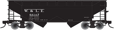 Atlas 2-Bay Offset-Side Hopper Wheeling & Lake Erie N Scale Model Train Freight Car #50001201