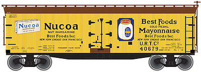 Atlas 40 Wood Reefer Nucoa Products URTC #40680 N Scale Model Train Freight Car #50001267