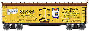 40' Wood Reefer Nucoa Products URTC #40680 N Scale Model Train Freight Car #50001267
