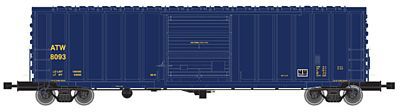 Atlas ACF 50 Rib-Side Boxcar Atlantic & Western N Scale Model Train Freight Car #50001285