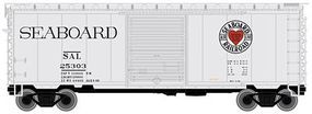 40' PS-1 Boxcar w/8' Door Seaboard Air Line N Scale Model Train Freight Car #50001325