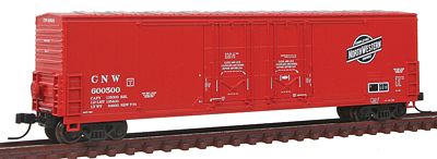 Atlas 53 Double Plug-Door Boxcar Chicago & North Western N Scale Model Train Freight Car #50001407