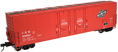 Atlas 53 Double Plug-Door Boxcar Chicago & North Western N Scale Model Train Freight Car #50001409