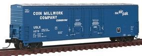 53' Double Plug-Door Boxcar Coin Millwork #11273 N Scale Model Train Freight Car #50001412