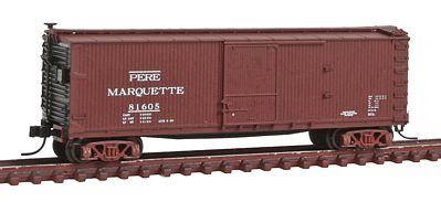 Atlas USRA Double-Sheathed Boxcar Pere Marquette #81605 N Scale Model Train Freight Car #50001482