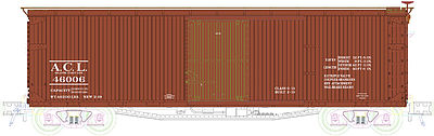 Atlas Double-Sheathed Boxcar Atlantic Coast Line #46006 N Scale Model Train Freight Car #50001489