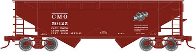 Atlas 2-Bay Offset-Side Hopper CMO N Scale Model Train Freight Car #50001637