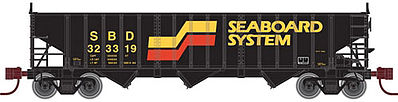 Atlas 2960 3-Bay Hopper Seaboard System #323123 N Scale Model Train Freight Car #50001981