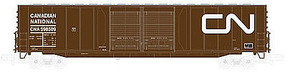 60' Double-Door Auto Parts Boxcar Canadian National N Scale Model Train Freight Car #50001994