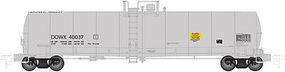 23,500 Tank Car Dow #40037 N Scale Model Train Freight Car #50002073