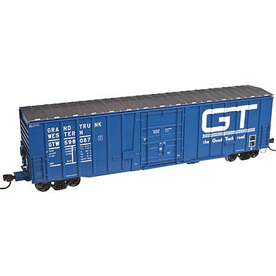 Atlas 50 Plug Door Boxcar Grand Trunk Western #598179 N Scale Model Train Freight Car #50002152