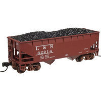 Atlas 2 Bay Offset Hopper Louisville & Nashville #62504 N Scale Model Train Freight Car #50002173 Atlas 2 Bay Offset Hopper Louisville & Nashville #62504 N Scale Model Train Freight Car #50002173