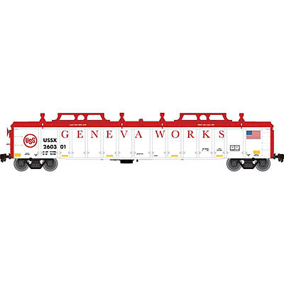 Atlas Gondola with Cover Geneva Works #260301 N Scale Model Train Freight Car #50002212