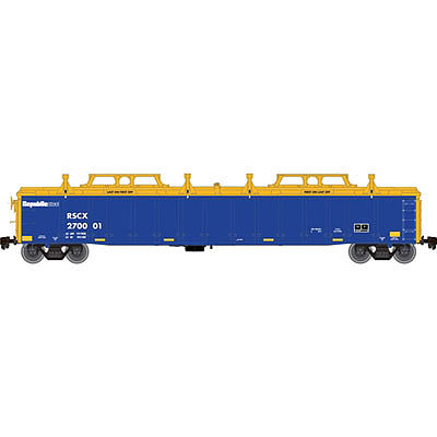 Atlas Gondola with Cover Republc 270001 N Scale Model Train Freight Car #50002216