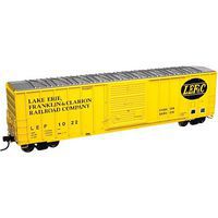 FMC 5077 Single Door Boxcar LEF&C #1012 N Scale Model Train Freight Car #50002424