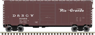 Atlas 40 PS-1 Boxcar Rio Grande #50490 N Scale Model Train Freight Car #50002660