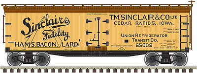 Atlas 40 Wood Reefer SINC #65008 N Scale Model Train Freight Car #50002684