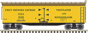40' Wood Reefer Fruit Growers Express #35202 N Scale Model Train Freight Car #50002685
