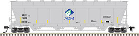 Covered Hopper ADM #50065 N Scale Model Train Freight Car #50002694