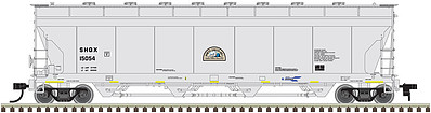 Atlas Pressureaide Covered Hopper SHQX #15038 N Scale Model Train Freight Car #50002714