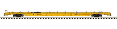 Atlas ACF 89 F89-J Flatcar TTX #602457 (2000s yellow) N Scale Model Train Freight Car #50003119