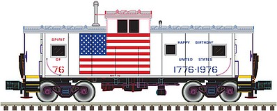 Atlas Extended-Vision Caboose Milwaukee, Racine & Troy 76 N Scale Model Train Freight Car #50003148