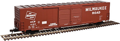 Atlas ACF 60 Double-Door Auto Parts Boxcar Milwaukee Road N Scale Model Train Freight Car #50003172