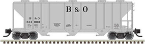 Atlas PS-4000 3-Bay Covered Hopper Baltimore & Ohio 831003 N Scale Model Train Freight Car #50003301