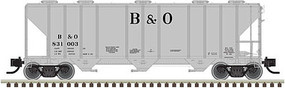 PS-4000 3-Bay Covered Hopper - Ready to Run Baltimore & Ohio #831014 - N-Scale