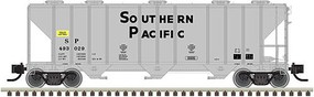 Atlas PS-4000 3-Bay Covered Hopper Southern Pacific 493072 N Scale Model Train Freight Car #50003317